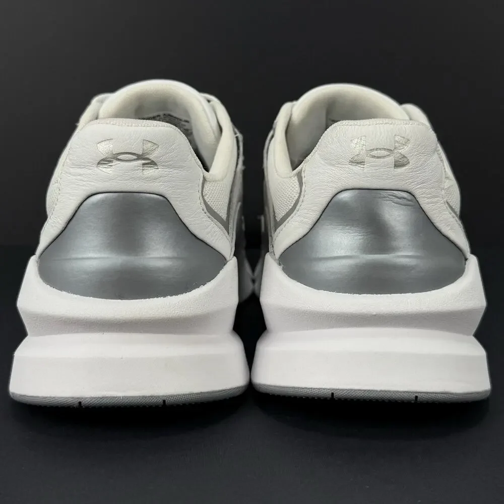 Under Armour Forge 96 Trainers Mens 9.5 Womens 11 White Shoes New